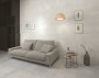 Cement effect White Medium Format 260x410 - 595x595 Ceramic for Wall; Finish - Matt